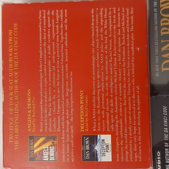 The Dan Brown Audio Gift Set Angels & Demons, Deception Point - Picture 4 of 13